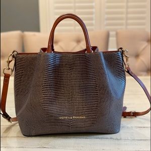 Dooney & Bourke Snakeskin 3 Compartment Bag
